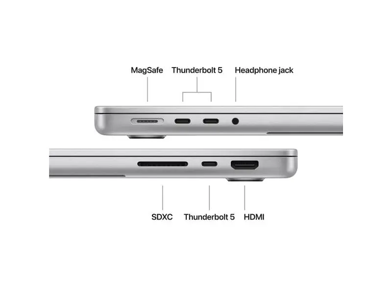 Ноутбук Apple MacBook Pro 14 2026 M5 Pro/18CPU/20GPU/48GB/1TB Silver (Z1MH0004E, Z1MH001T8) - фото 11
