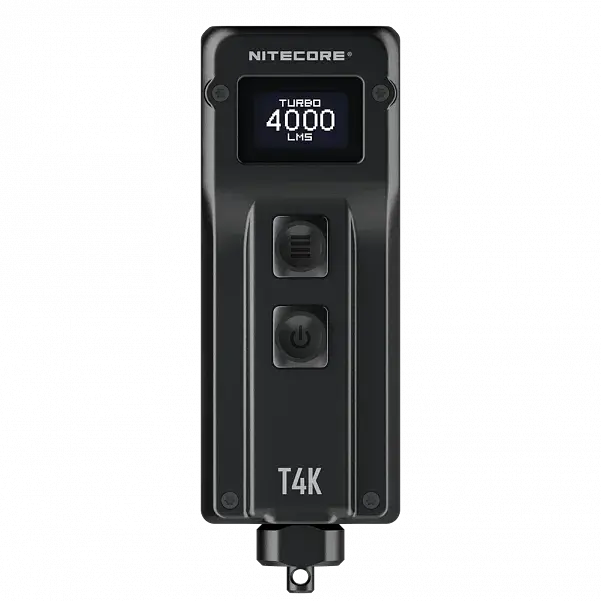 Надпотужний міні ліхтар EDC Nitecore T4K 4000лм з дисплеєм OLED Type-C - фото 2