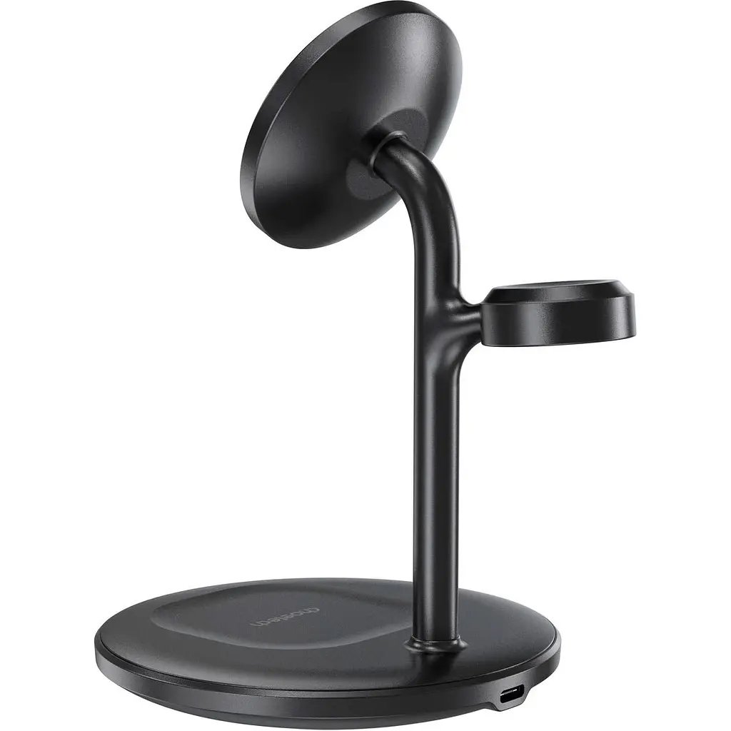 Бездротовий зарядний пристрій Choetech T585-F 3in1 Magnetic Wireless Charging Black [123385] - фото 3