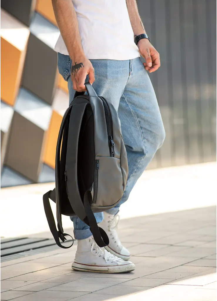 Чоловічий рюкзак Sambag Zard LZN графітовий 46 x 28 x 13 см (25000009m) - фото 4