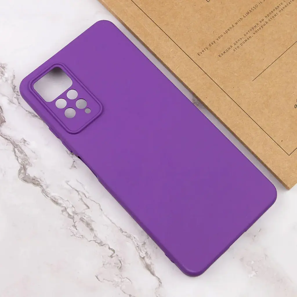 Чохол Silicone Cover Full Camera для Xiaomi Redmi Note 11 Pro 4G/5G 12 Pro 4G Grape [87884] - фото 4