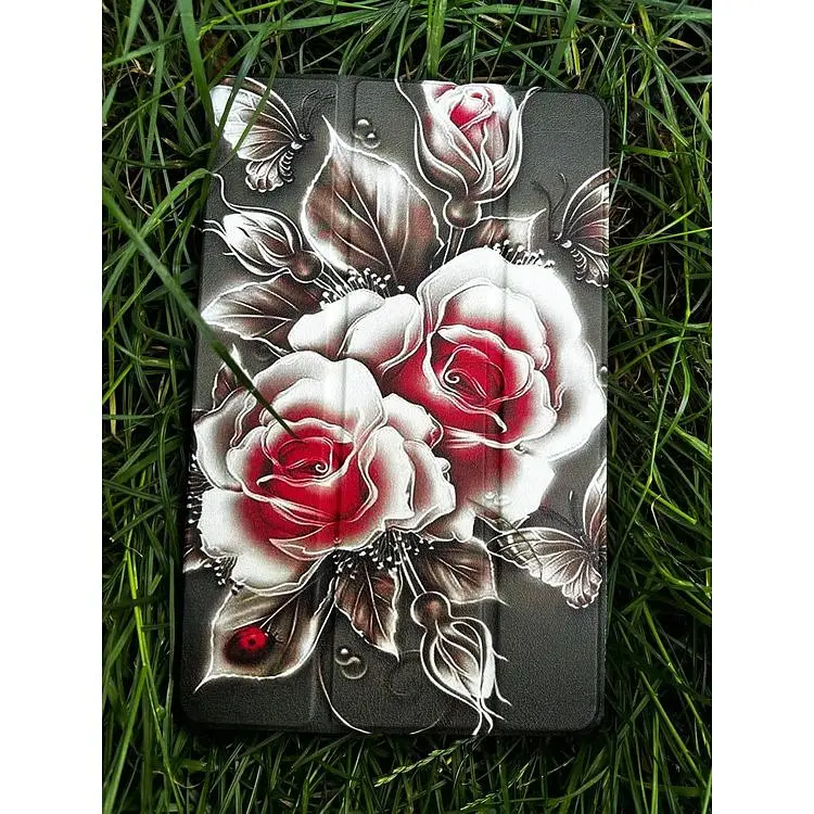Чехол-книжка BeCover Smart Case для Samsung Galaxy Tab S6 Lite -2024 10.4" P620/P625/P627 Black Rose (711286) - фото 3