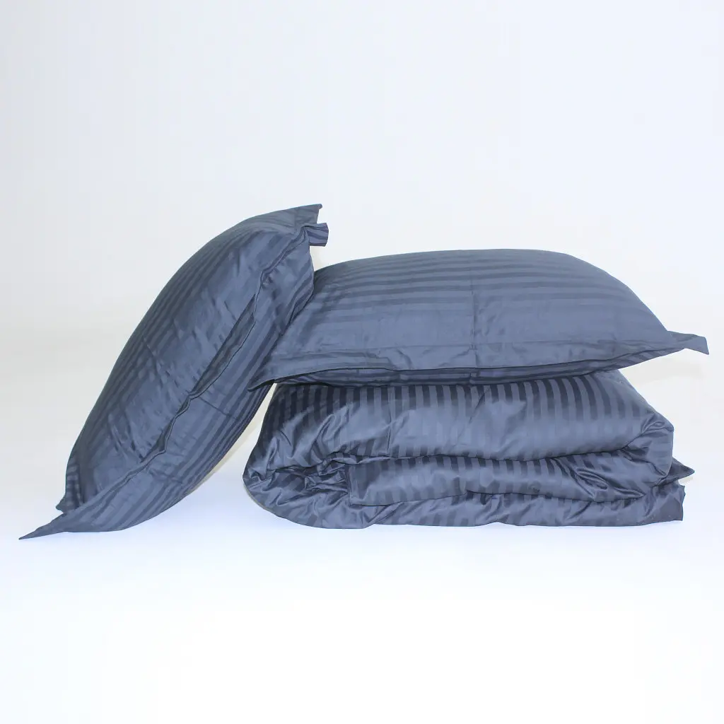 Постільна білизна MirSon Satin 30-0021DarkBlue 160х220 Сімейний (2200005255803) - фото 10