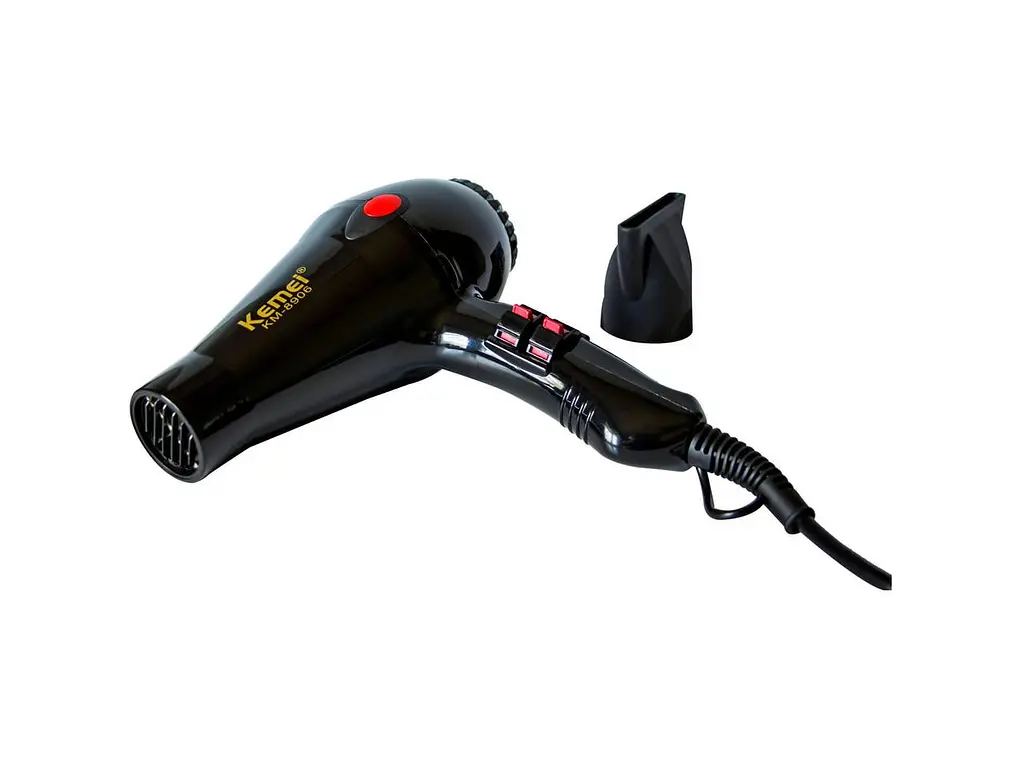 Фен для сушки и укладки волос Kemei KM-8906 3000 Вт с ионизацией - фото 6