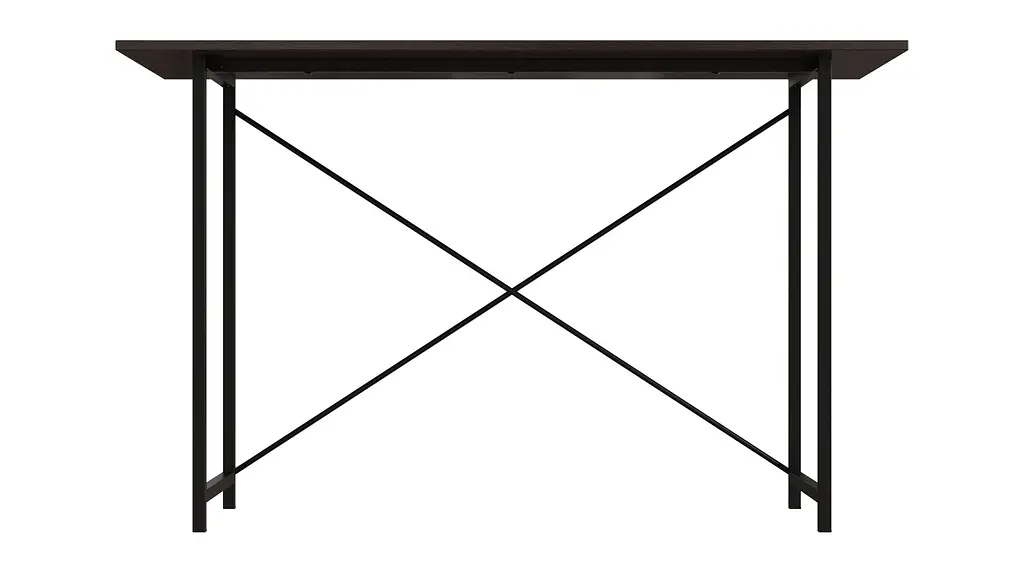 Стіл письмовий Line Лайт Ferrum-decor 750x1200x600 Чорний метал ДСП Венге Магія 16 мм (FRD-106158) - фото 6