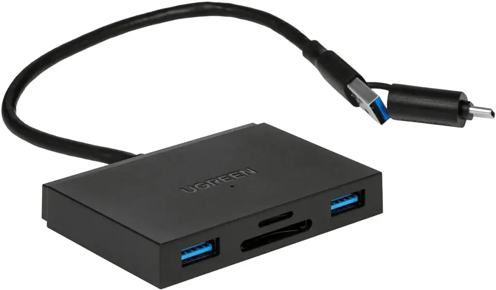 Card Reader USB 3.0 4-in-1,OTG USB-C/USB-A, SD/TF, 4-in-1 CM812 Ugreen (45167) - фото 3