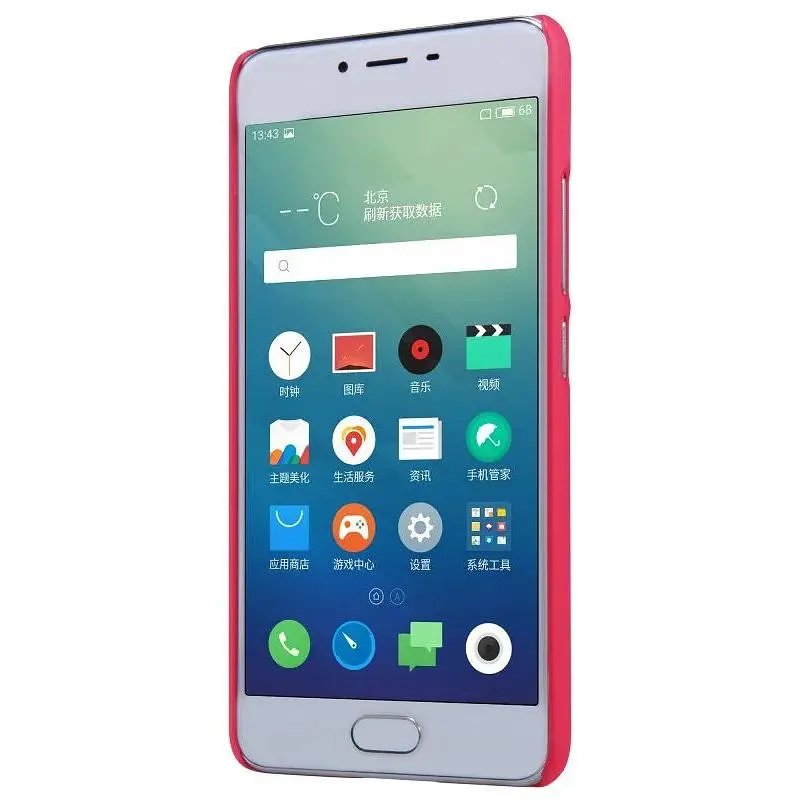 Чохол-накладка Nillkin Super Frosted Shield Meizu M3S Red - фото 4