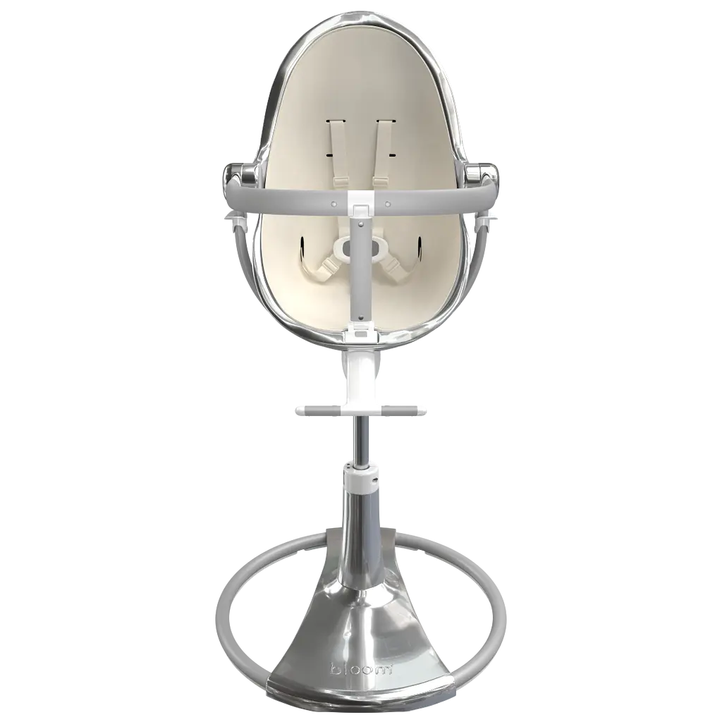 Стульчик для кормления Bloom Fresco Silver/Coconut white (E10535-S\E10516-CWL) - фото 4