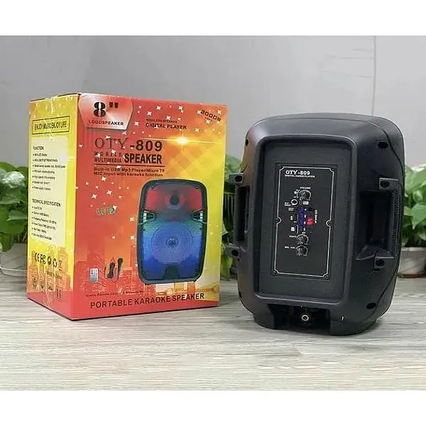 Портативная акустическая система XPRO OTY-809 с Bluetooth RGB черная (MER-15707_1473) - фото 6