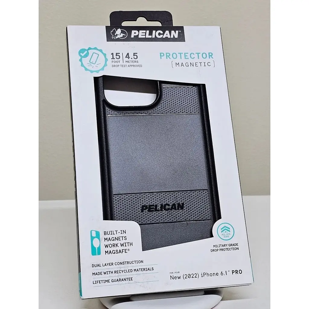 Противоударный чехол Pelican Protector MagSafe для iPhone 14 Pro (6.1") Black аналог OtterBox Symmetry - фото 5
