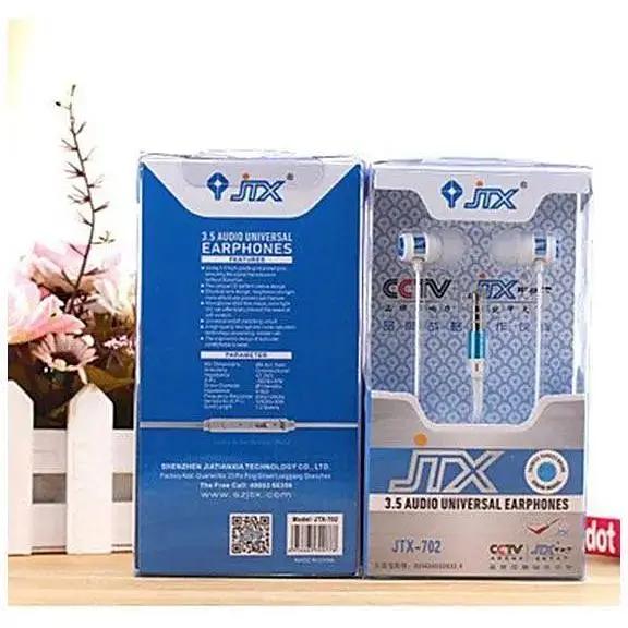 Наушники JTX-702 проводные с микрофоном белые - фото 3