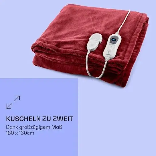 Електроковдра Klarstein Dr.Watson XL 120 Вт (10031657) Червоний - фото 2