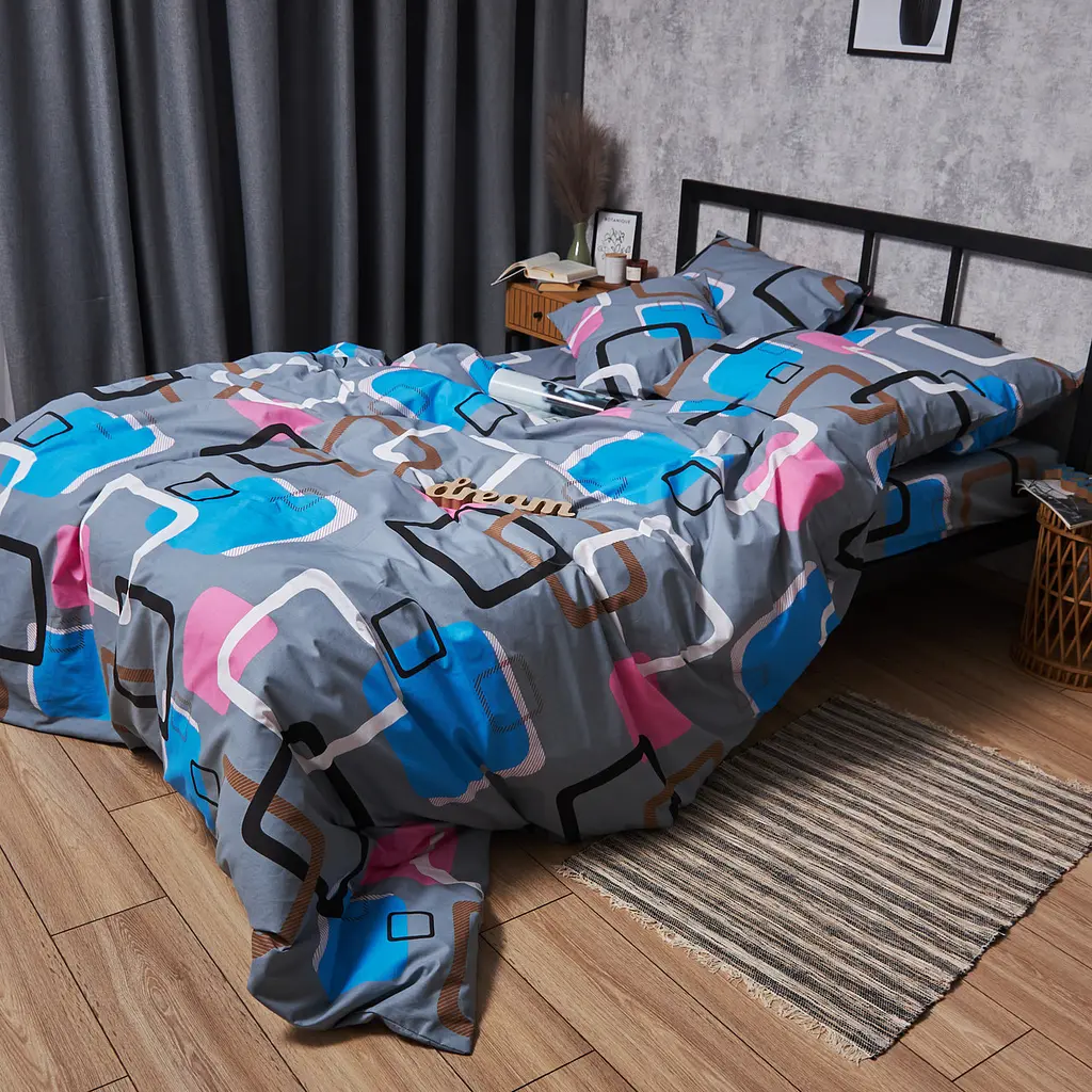 Пододеяльник Moon&Star Бязь Gold Люкс Retro Vibes King Size 220x240 см - фото 4