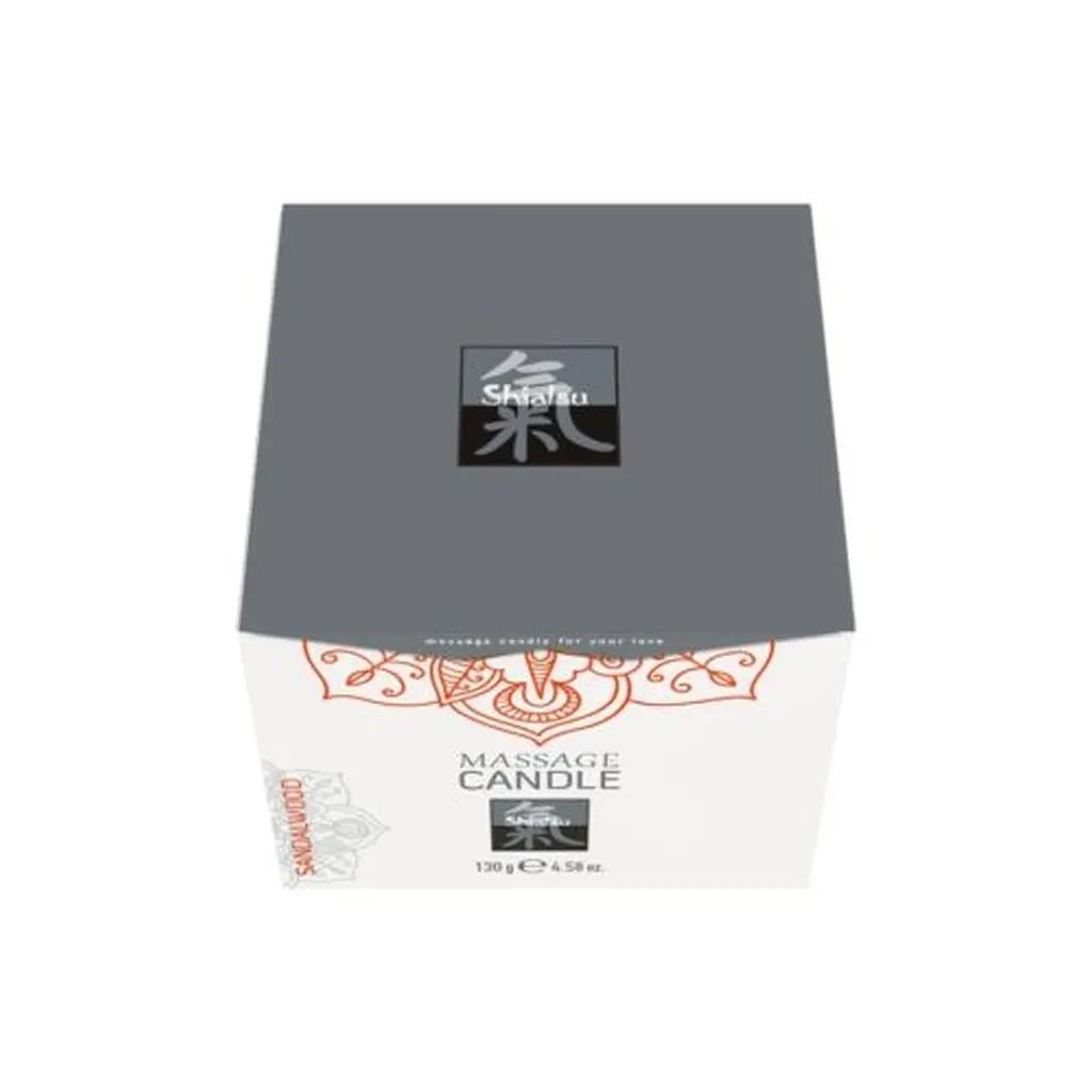Масажна свічка Hot Shiatsu Massage Candle Sandalwood, 130 г - фото 4