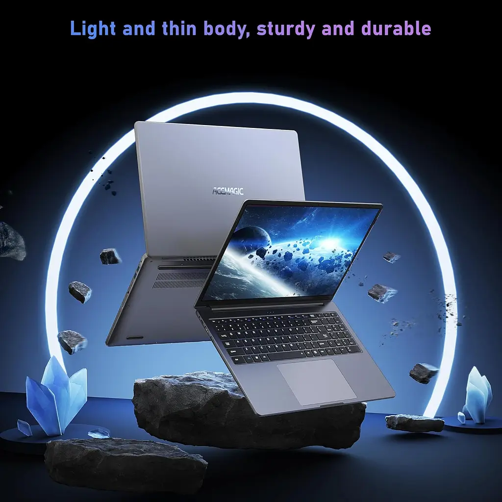 Ноутбук ACEMAGIC 16-inch, процесором Intel Alder Lake-N97, 16GB RAM 512GB SSD, Intel UHD графікою, Wi-Fi, BT5.0, Windows 11 Pro - фото 8