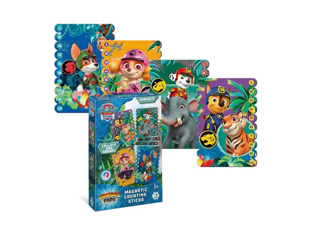 Палички магнітні DODO "Paw Patrol" для рахування Джунглі 40ел.
