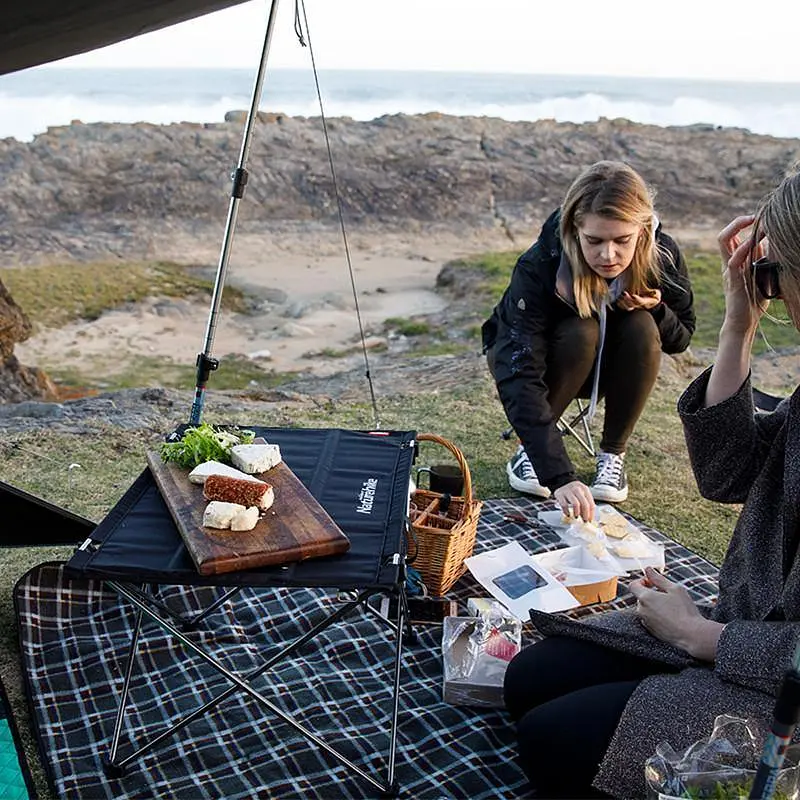 Стіл розкладний Naturehike NH20JJ020,1680D Oxford / алюміній Розмір L чорний - фото 6