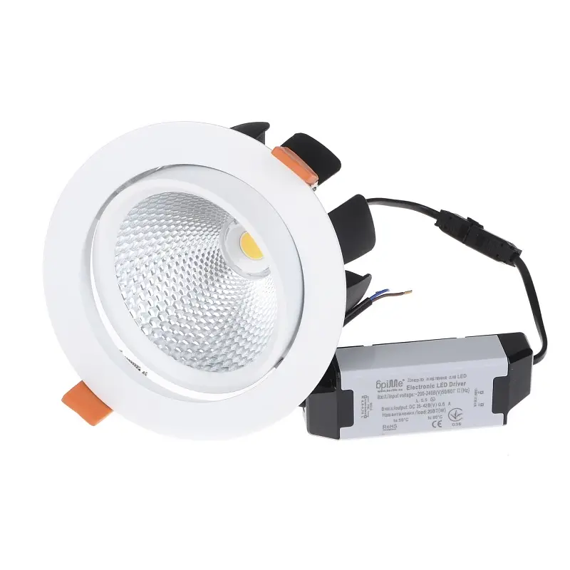 Потолочный светильник Brille LED-38/20W COB WW DL врезной (L126-025) - фото 2