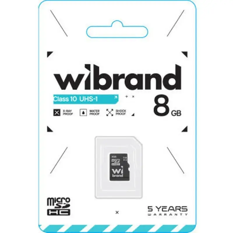 Карта пам'яті Wibrand 8GB mictoSD class 10 (WICDHC10/8GB) - фото 2