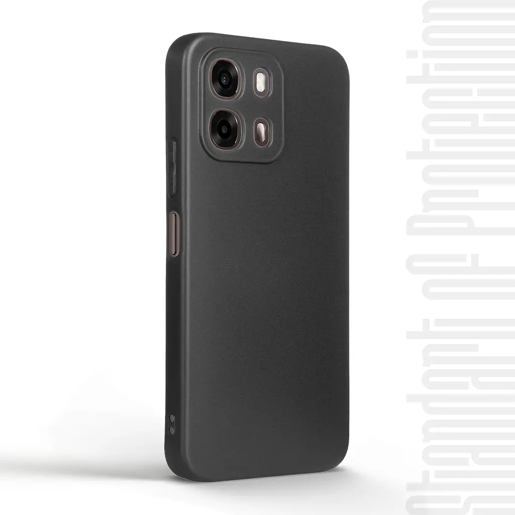 Чехол-накладка для смартфона OPPO A6S 4G противоударный, силиконовый, термополиуретановый (ТПУ), с защитой камеры и корпуса, черный, защита всего корпуса, ArmorStandart (ARM90347) - фото 2
