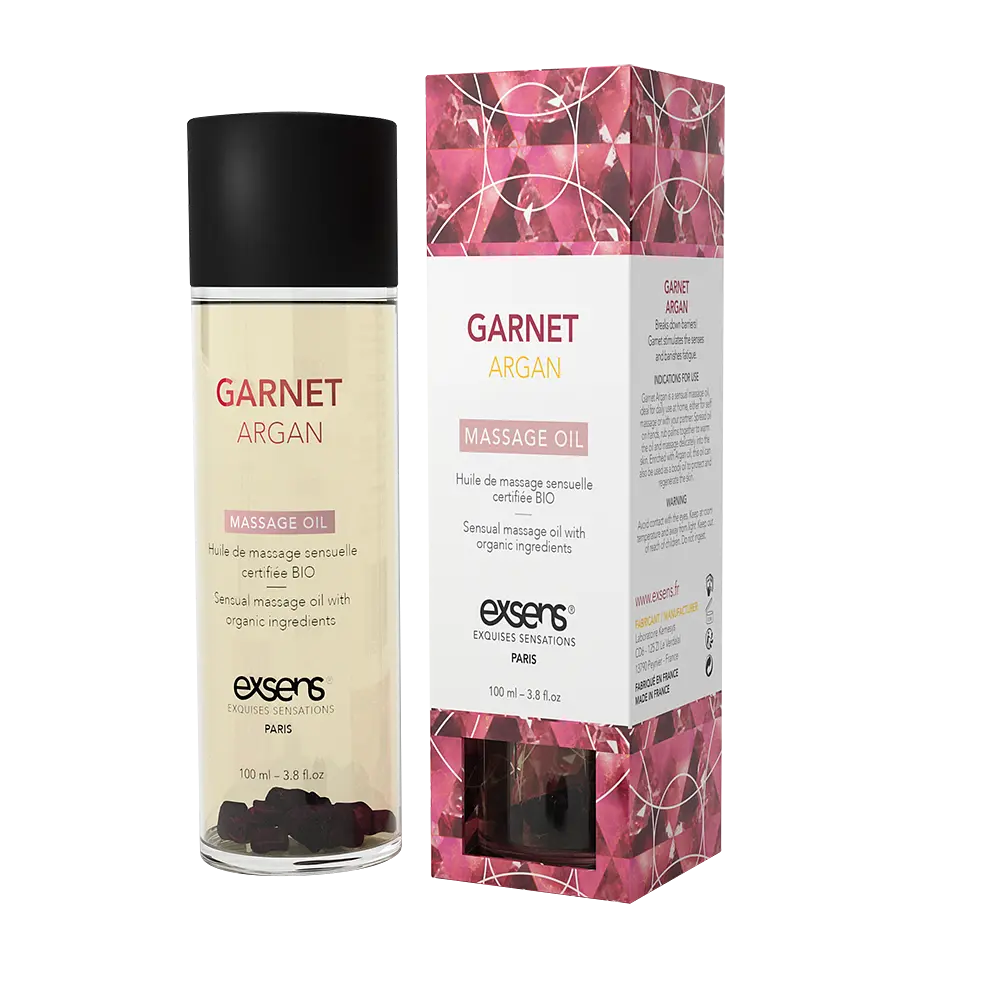 Масажна олія EXSENS Garnet Argan (чуттєве з гранатом) 100мл, натуральна
