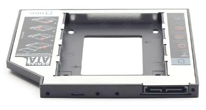 Зовнішня кишеня Gembird HDD 2,5" для ноутбука у відсік CD-ROM MF-95-02 (12.5 мм) (MF-95-02) - фото 2