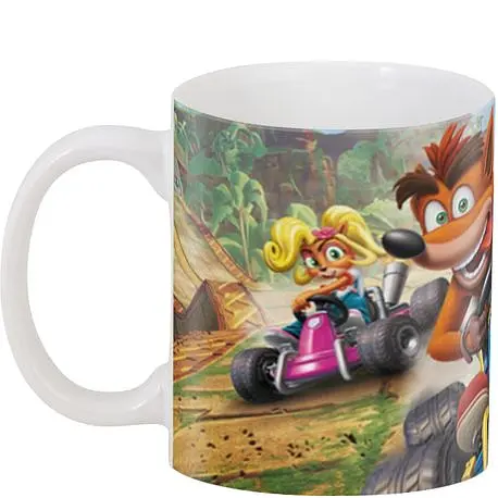 Кружка GeekLand Креш Бандикут Crash Bandicoot KB125 330 мл белая - фото 2