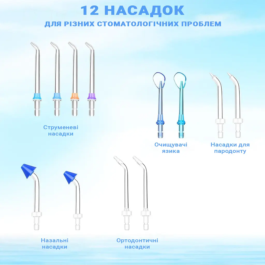 Іригатор H2ofloss HF-9 White - фото 6