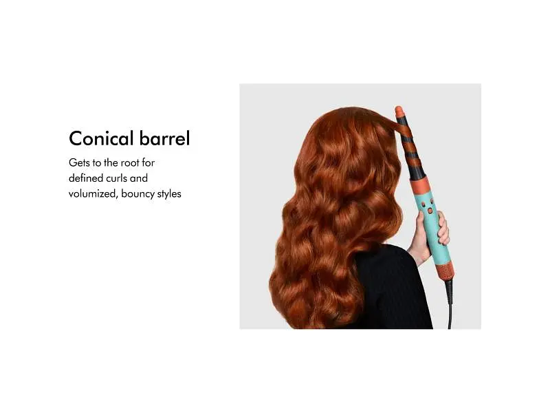 Мультистайлер Dyson Airwrap i.d. HS08 Multi-Styler and Dryer Straight to Wavy Ceramic Apricot/Topaz (257389-01) - фото 11