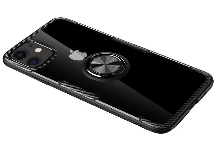 Чохол Primolux Ring Magnetic Stand для Apple iPhone 11 Black - фото 3