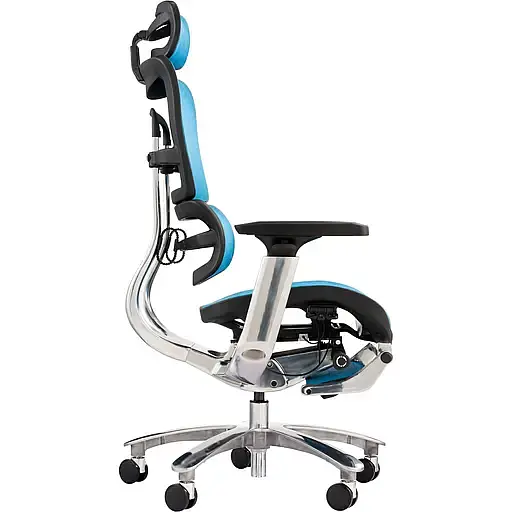 Офісне крісло GT Racer X-809L (W-55), синє (X-809L Blue (W-55)) - фото 3