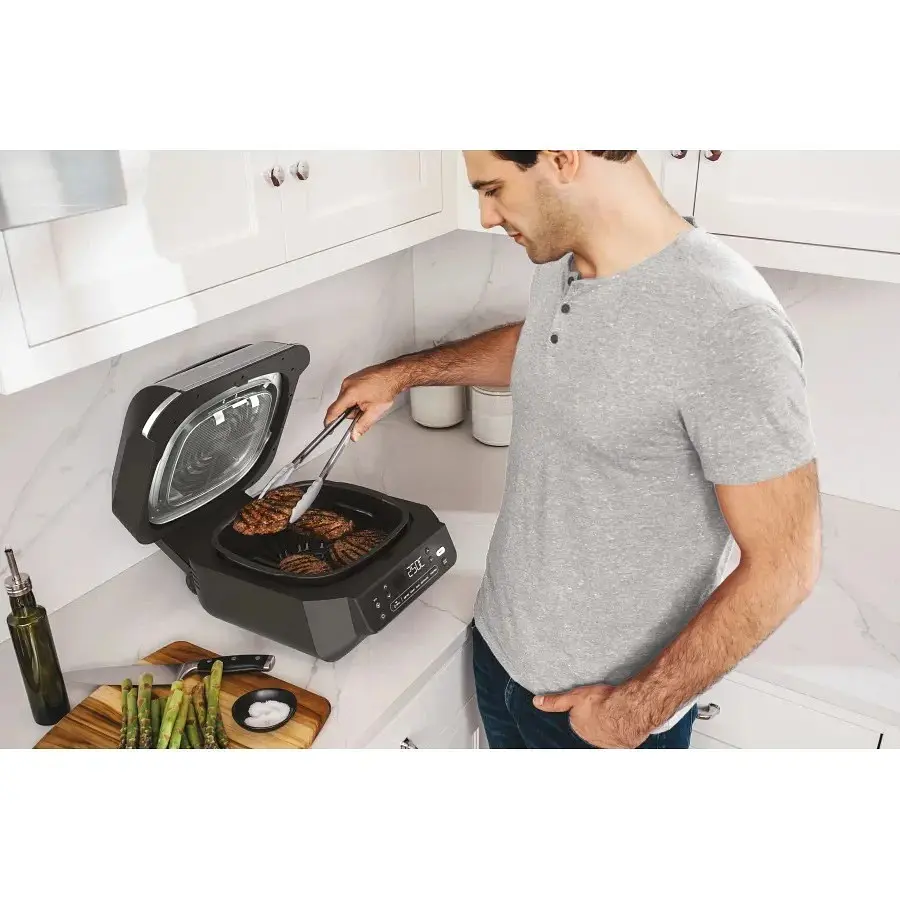 Гриль Ninja Foodi Air Grill Air Fryer з Сooking probe (EG351EU) - фото 6