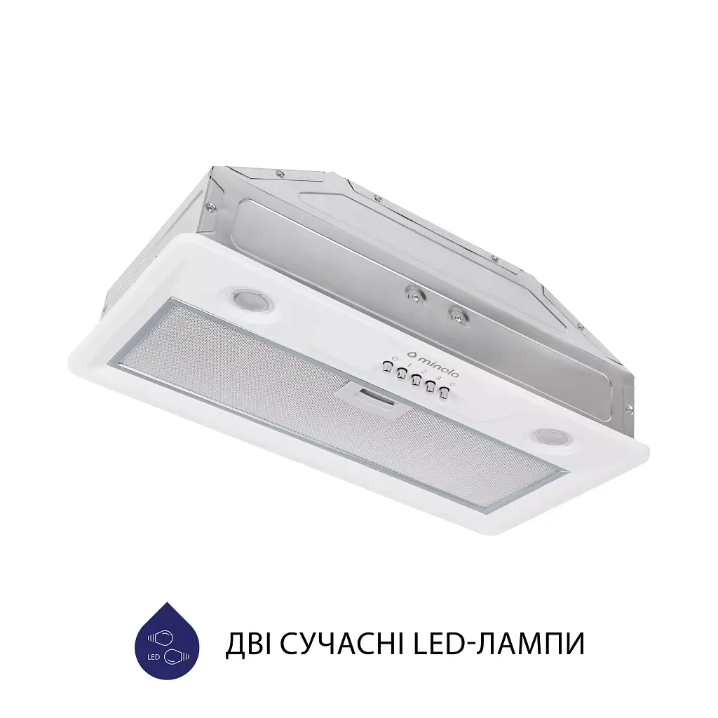 Вытяжка полновстраиваемая Minola HBI 5202 WH 700 LED - фото 4