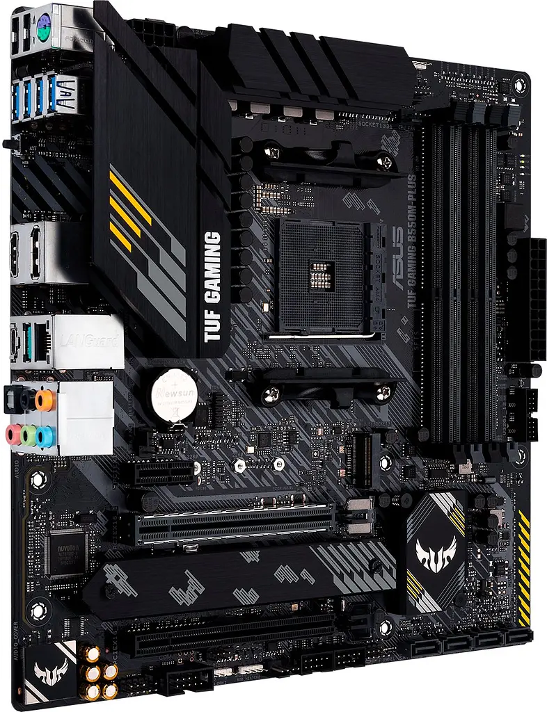 ASUS Материнська плата TUF GAMING B550M-PLUS sAM4 B550 4xDDR4 M.2 HDMI DP mATX - фото 8