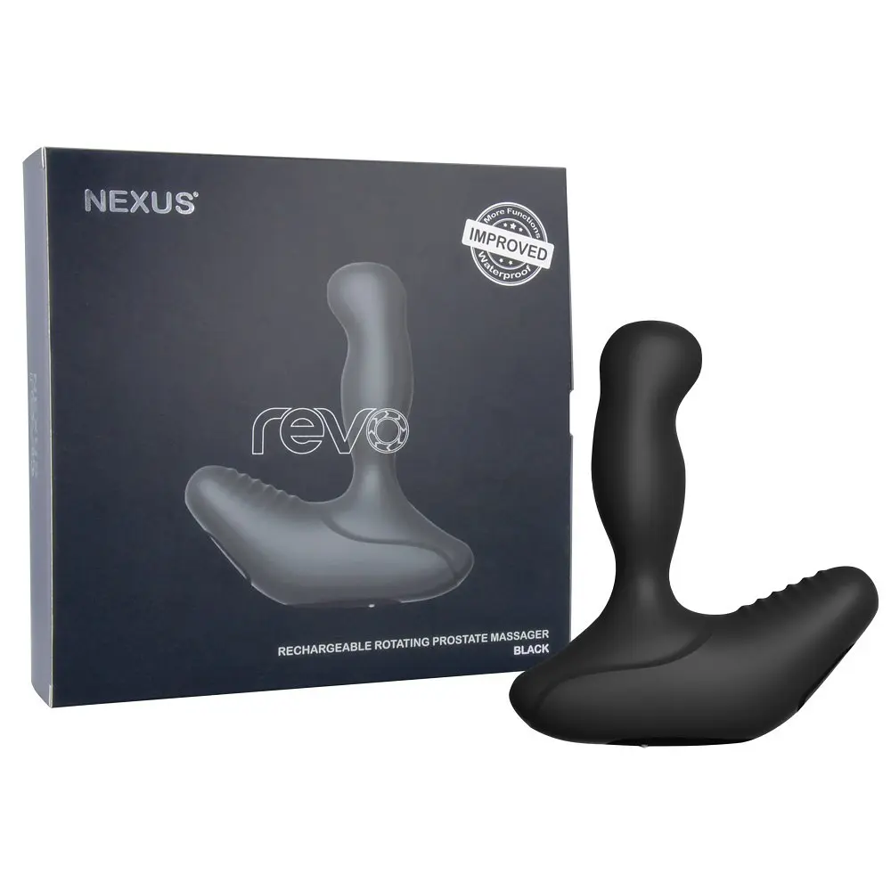 Стимулятор простати Nexus Revo New, 12 см чорний - фото 2