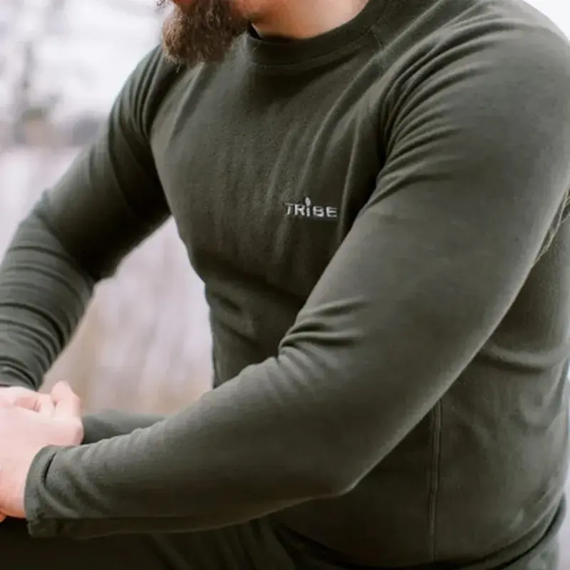 Комплект термобілизни Tribe Microfleece оливковий 3XL (T-KA-0015-olive-3XL) - фото 12