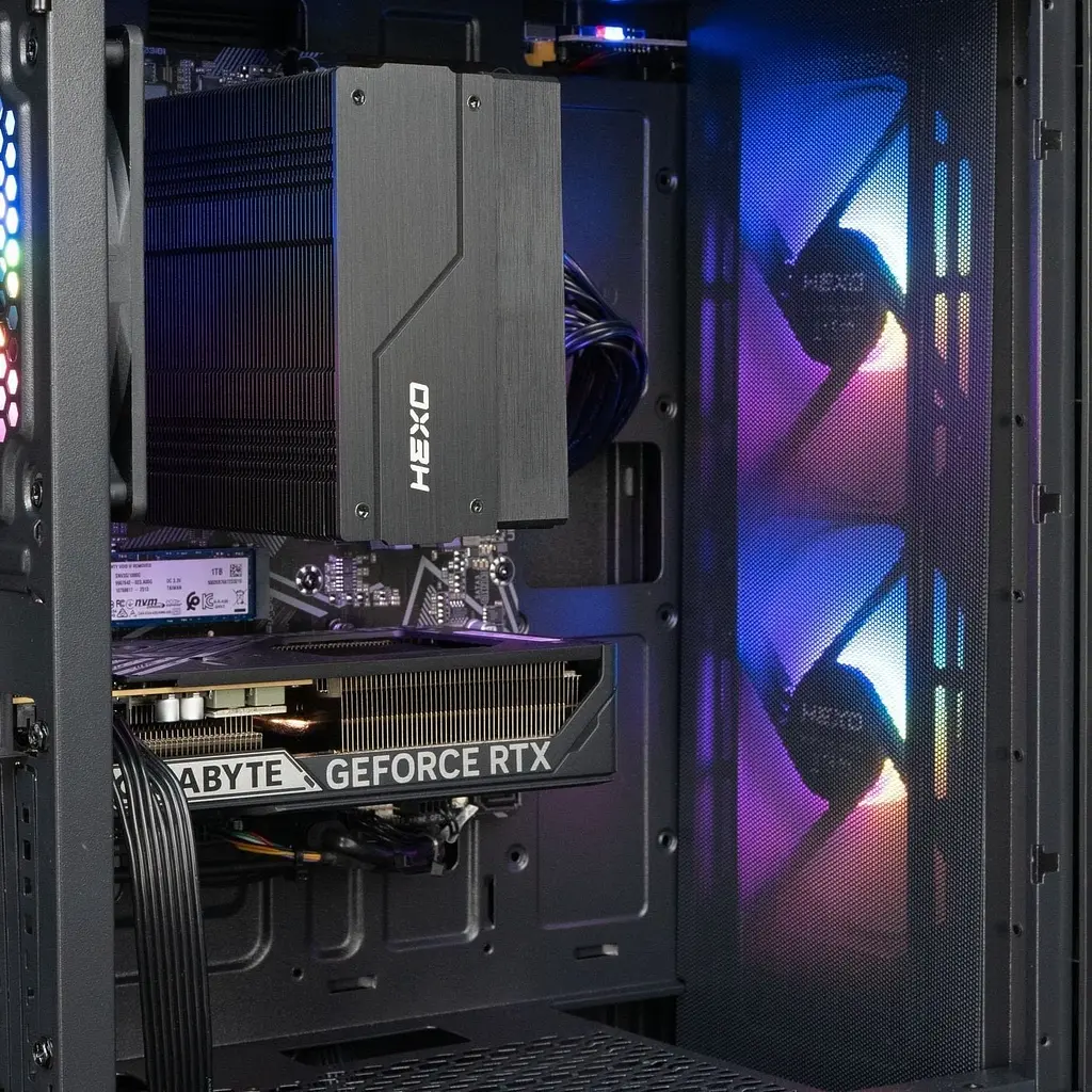 Комп'ютер HEXO Gaming Mainstream Pro (HGMP-7500FN5060-32S1TBK) Black / AMD Ryzen 5 7500F (3.7-5.0), 6 ядер / NVIDIA GeForce RTX 5060 / 32 ГБ (DDR5) / 1024 ГБ (SSD) - фото 7