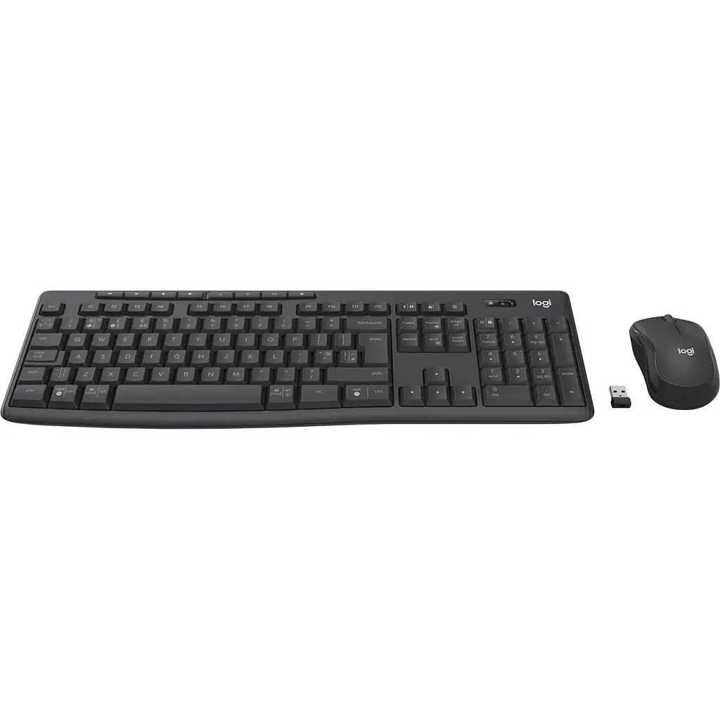 Комплект (клавиатура и мышь) Logitech MK370 Combo for Business (920-012077) Wireless Graphite - фото 3