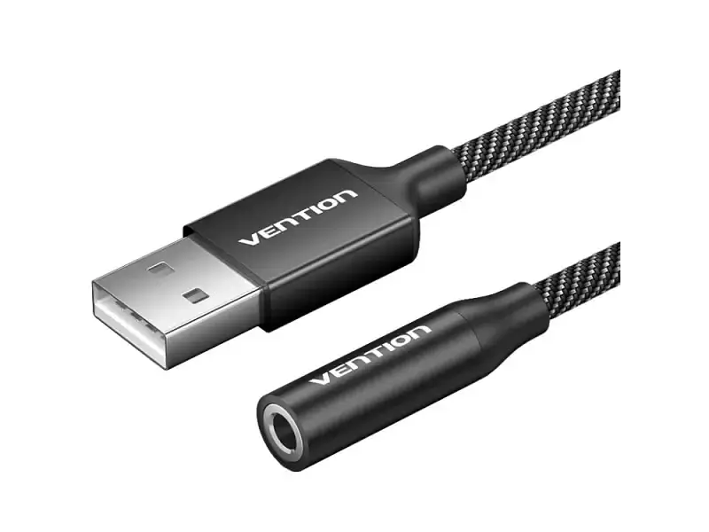 Звукова карта Vention 2 в 1 USB - AUX jack TRRS Ear DSP 0.25 м (CVEBC)