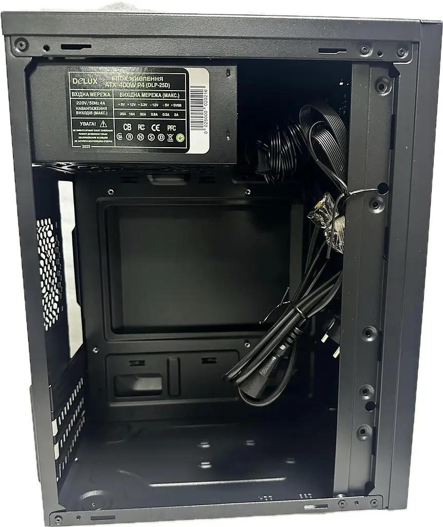 Корпус Delux MK 350 Чорний 400W 12Fan - фото 5