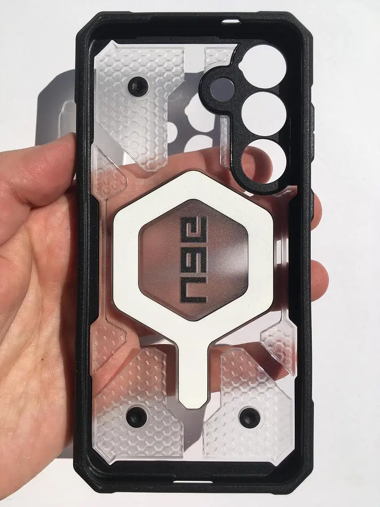 Оригінальний протиударний чохол для Samsung Galaxy S25 PLUS UAG Pathfinder MagSafe Clear Ice UAG214484114340 (S936) - фото 9