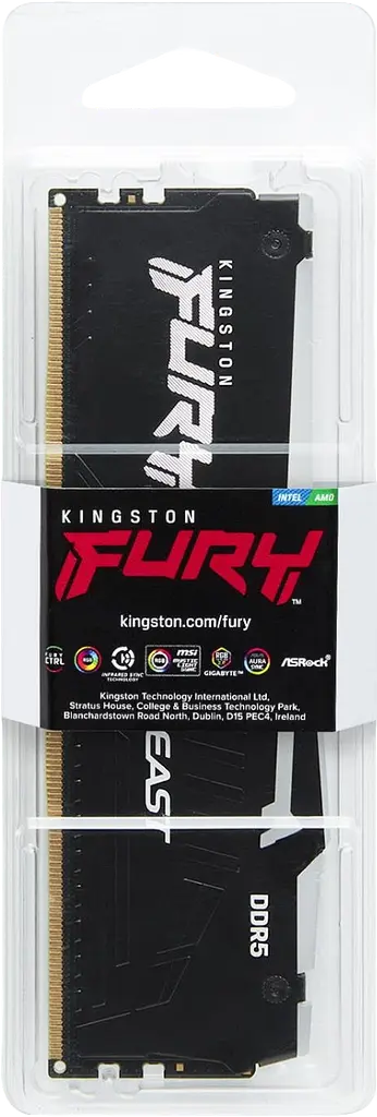 Оперативна пам'ять Kingston Fury 16GB DDR5 6800MHz Beast RGB EXPO (ex.HyperX) (KF568C34BBEA-16) - фото 3