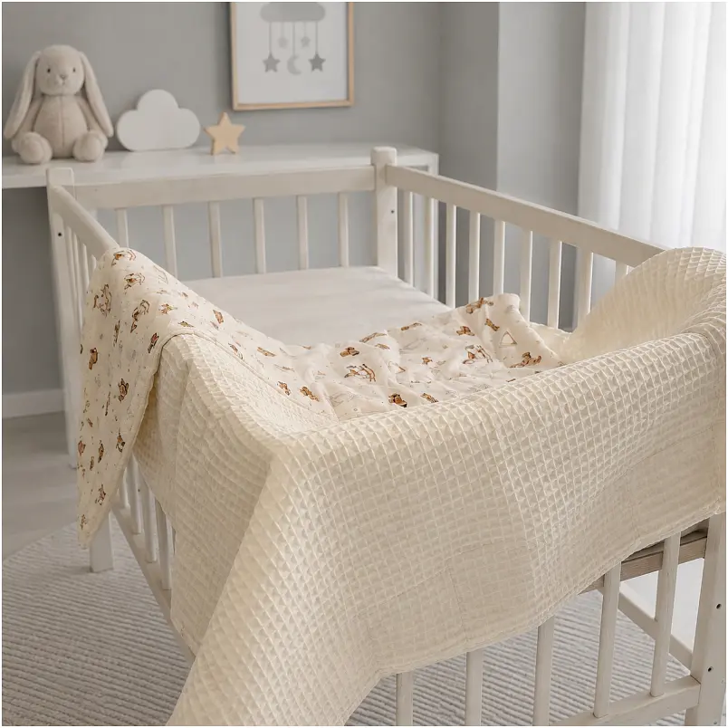 Плед дитячий MirSon Silky Waffle Warm toys 60х80 см (2200013893134) - фото 7