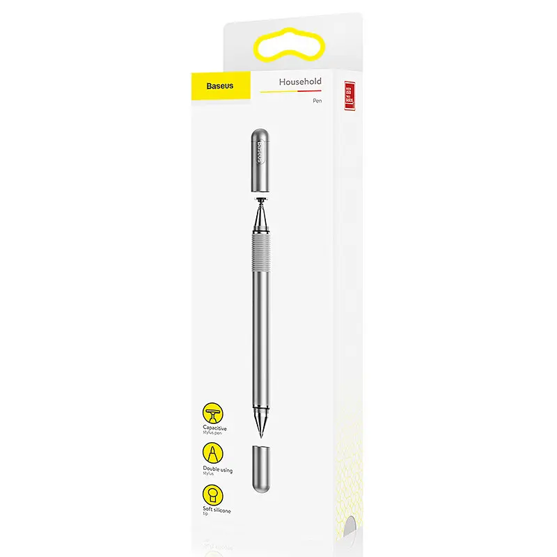 Стилус універсальний ємнісний Baseus Golden Cudgel Capacitive Stylus Pen ACPCL-0S сріблястий - фото 9