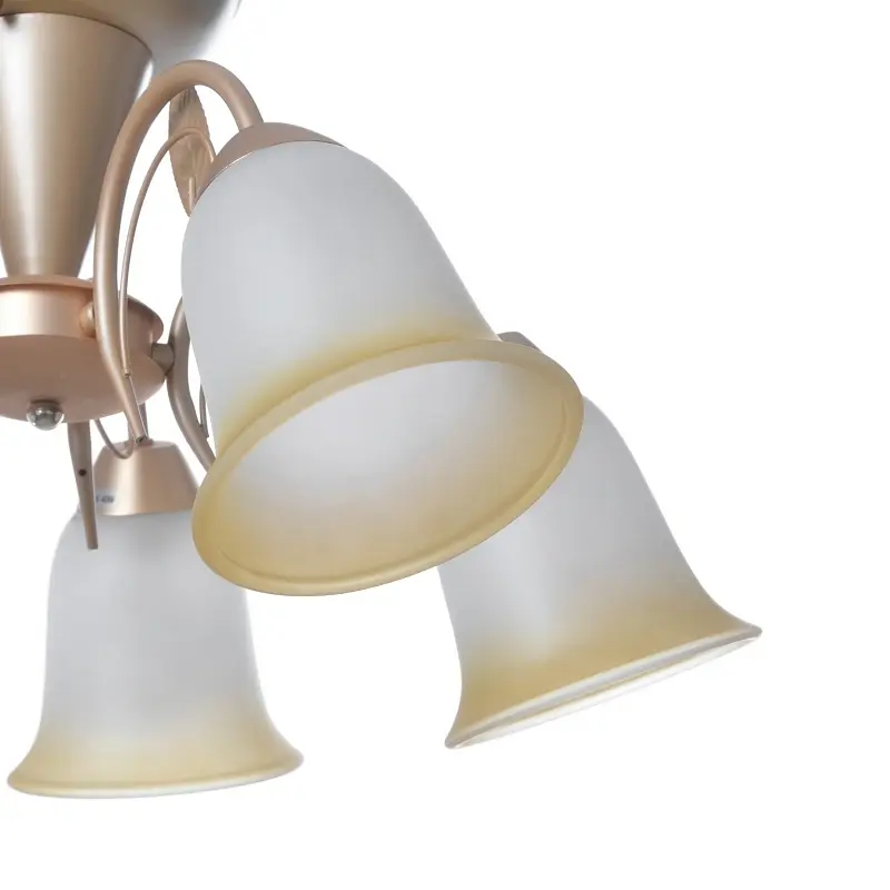 Люстра потолочная Brille флористика E27 60W G (LK-528C/5) - фото 5