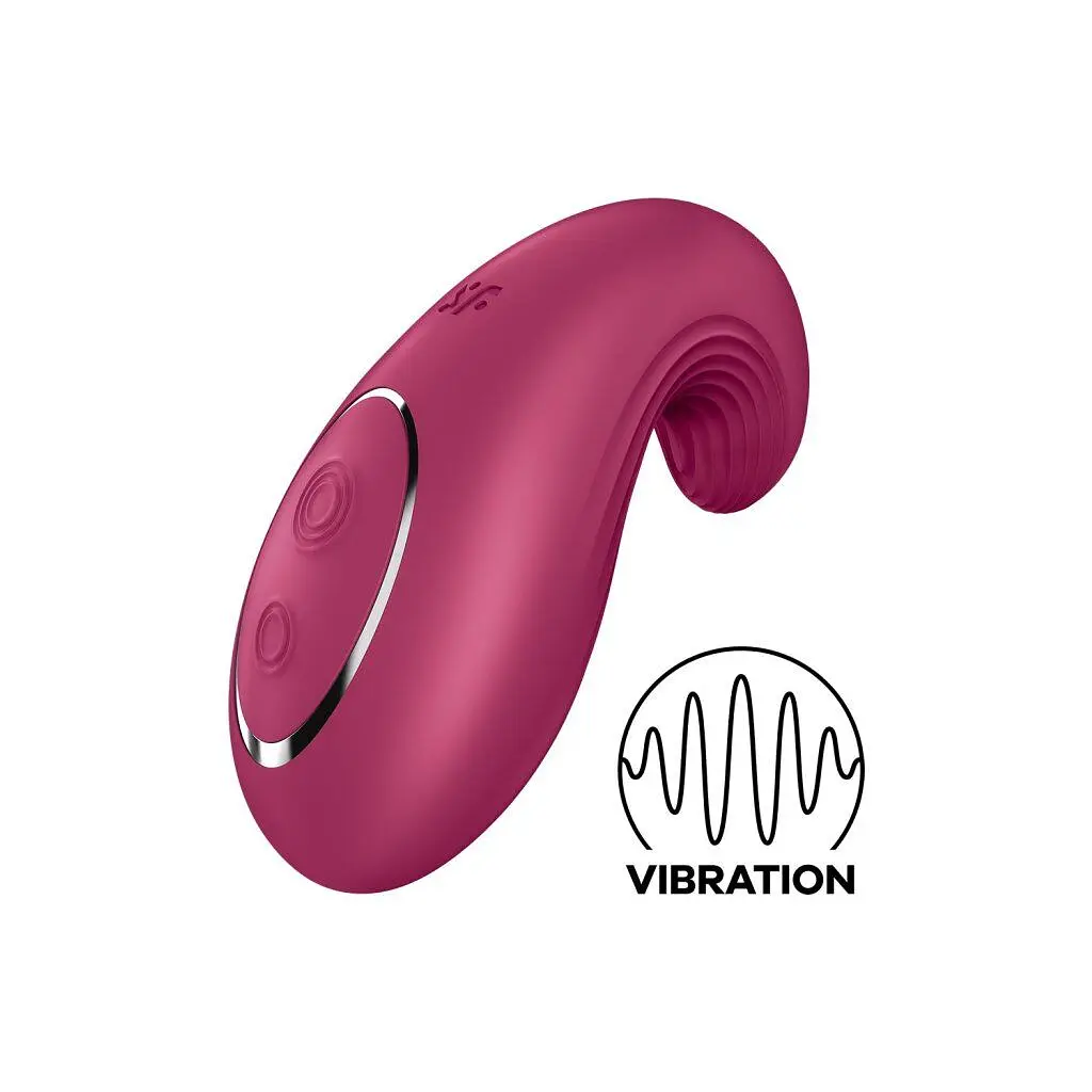 Вібратор Satisfyer Dipping Delight Berry з двома моторами