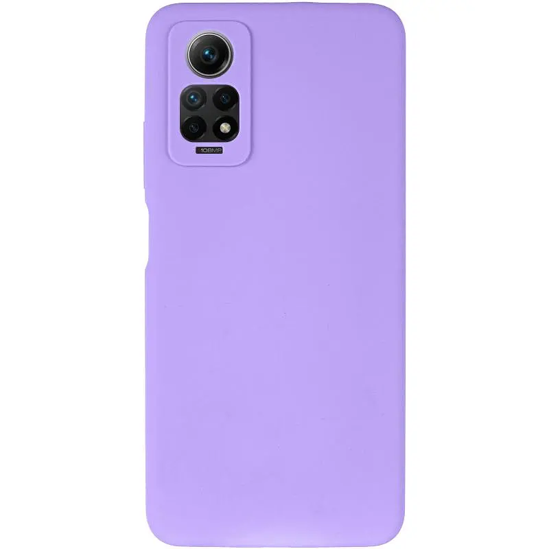 Чохол Silicone Cover Ummi Lakshmi Full Camera (AA) для Xiaomi Redmi Note 12 Pro 4G Бузковий / Dasheen - фото 2