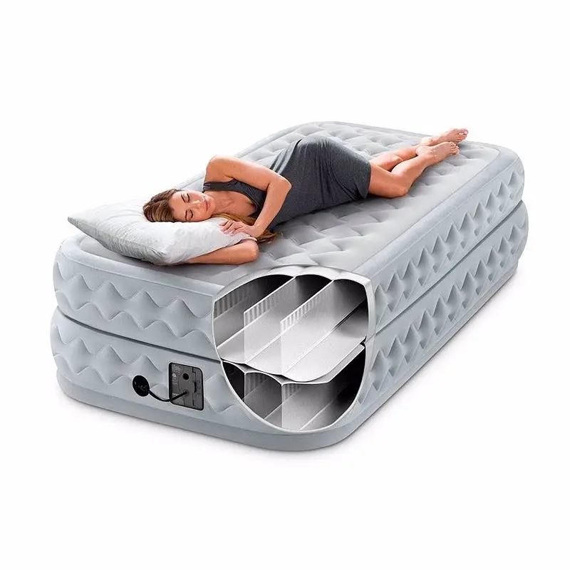 Надувная кровать Intex 64488 (99х191х51 см) со встроенным насосом - фото 5