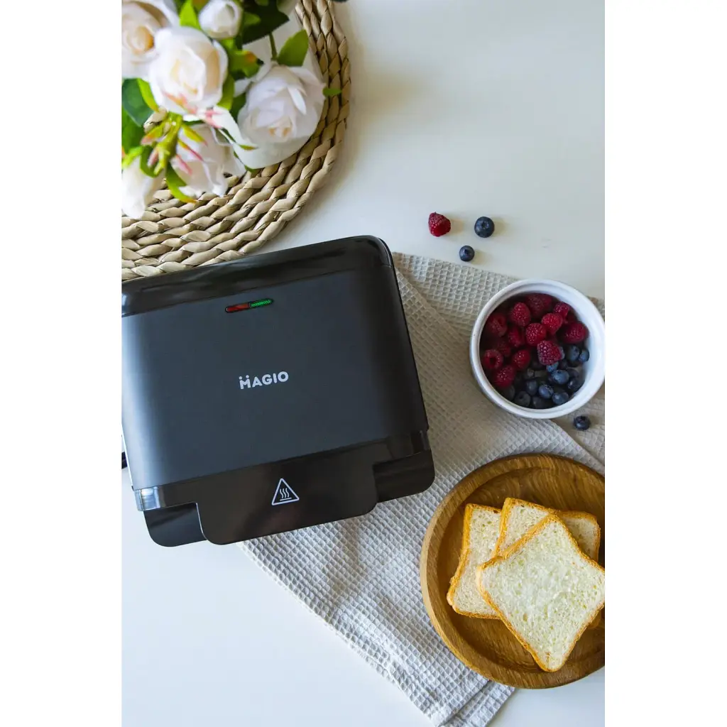 Сэндвичница-гриль Magio 750Вт антипригарное покрытие (378МG) - фото 10