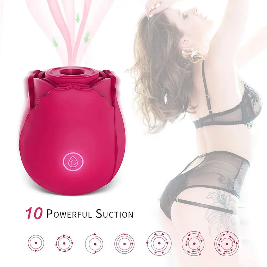 Вакуумний стимулятор Rose Massager - фото 6